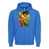 True Royal Love Juneteenth Zipper Hoodie - FaDigitalArtStudio