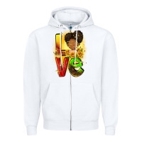 Love Juneteenth Zipper Hoodie | Teevron
