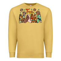 Antique Gold fur mama Premium Sweatshirt - CowhideDigitalArt