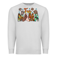 Dove Grey fur mama Premium Sweatshirt - CowhideDigitalArt