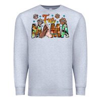 Heather Grey fur mama Premium Sweatshirt - CowhideDigitalArt