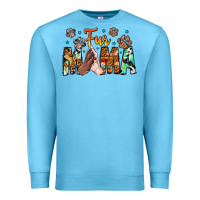 Ocean Blue fur mama Premium Sweatshirt - CowhideDigitalArt