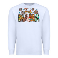 White fur mama Premium Sweatshirt - CowhideDigitalArt