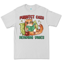 Dove Grey purrfect cozy reading vibes Premium Tee - MaliasSmallBusiness