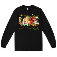 Black love came down luke 2 11 Long Sleeve Tee - texasbilliewilder