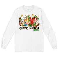 White love came down luke 2 11 Long Sleeve Tee - texasbilliewilder