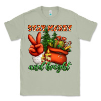 Matcha stay merry and bright peace hand Classic Tee - Jasminsmagicworld