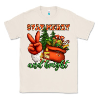 Natural stay merry and bright peace hand Classic Tee - Jasminsmagicworld