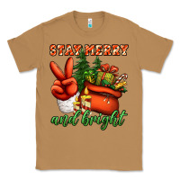 Toasted Coconut stay merry and bright peace hand Classic Tee - Jasminsmagicworld