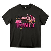 Asphalt howdy honey Heavy Core Tee - MaliasSmallBusiness
