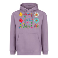 Lavender It's Okay To Be Different Heavyweight Hoodie - CowhideDigitalArt
