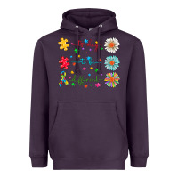 Plum It's Okay To Be Different Heavyweight Hoodie - CowhideDigitalArt