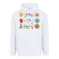 White It's Okay To Be Different Heavyweight Hoodie - CowhideDigitalArt