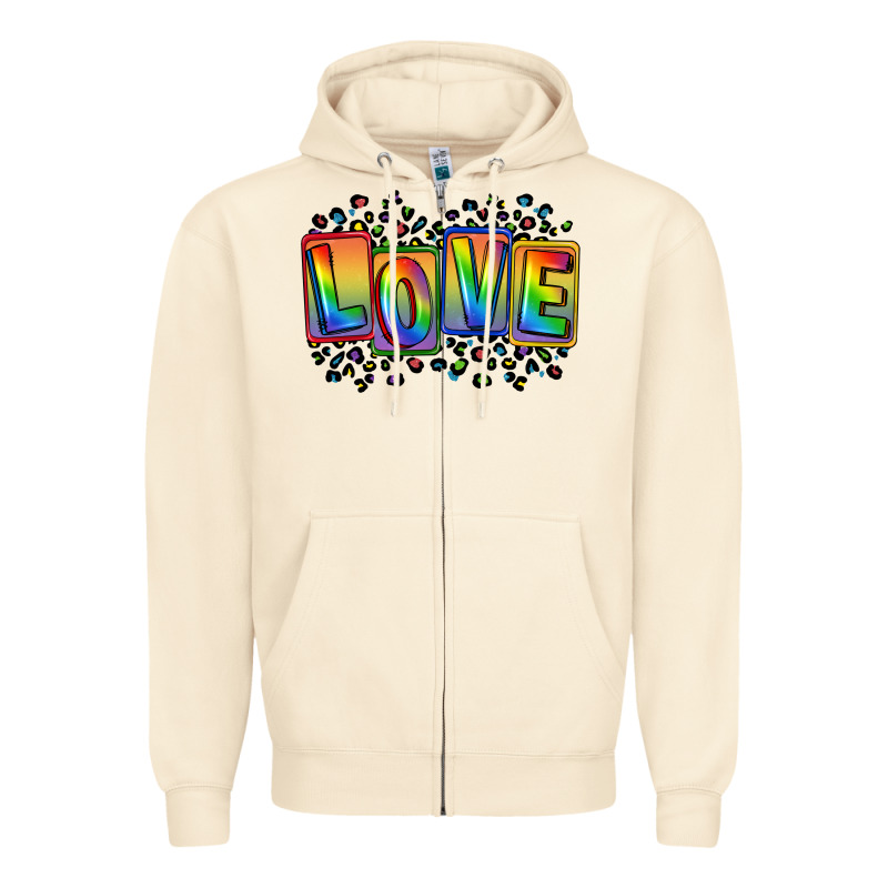 Love Pride Zipper Hoodie by FaDigitalArtStudio | Teevron