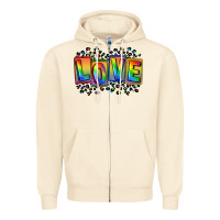 Sandshell Love pride Zipper Hoodie - FaDigitalArtStudio