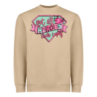 Mushroom not all heroes wear capes Heavyweight Sweatshirt - CowGirlArtShop