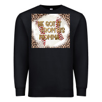 Black He Got it From his Momma Premium Sweatshirt - CowhideDigitalArt
