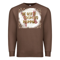 Chestnut He Got it From his Momma Premium Sweatshirt - CowhideDigitalArt