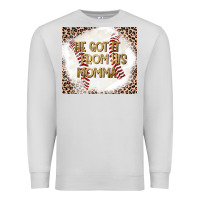 Dove Grey He Got it From his Momma Premium Sweatshirt - CowhideDigitalArt