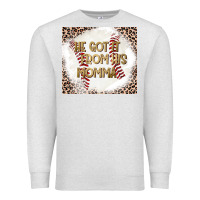 Oatmeal Heather He Got it From his Momma Premium Sweatshirt - CowhideDigitalArt