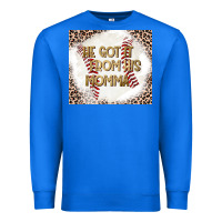 True Royal He Got it From his Momma Premium Sweatshirt - CowhideDigitalArt