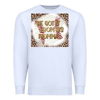 White He Got it From his Momma Premium Sweatshirt - CowhideDigitalArt