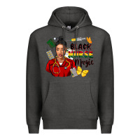 Charcoal Heather Juneteenth black Nurse magic Premium Hoodie - FaDigitalArtStudio