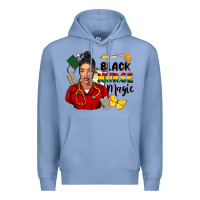 Colony Blue Juneteenth black Nurse magic Premium Hoodie - FaDigitalArtStudio