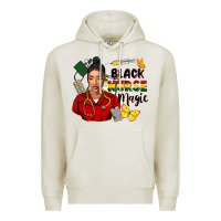 Oatmeal Heather Juneteenth black Nurse magic Premium Hoodie - FaDigitalArtStudio