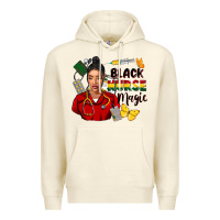 Sandshell Juneteenth black Nurse magic Premium Hoodie - FaDigitalArtStudio