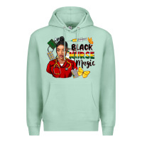 Seafoam Juneteenth black Nurse magic Premium Hoodie - FaDigitalArtStudio