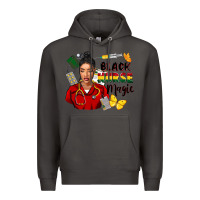Smoke Juneteenth black Nurse magic Premium Hoodie - FaDigitalArtStudio