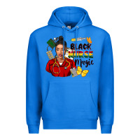 True Royal Juneteenth black Nurse magic Premium Hoodie - FaDigitalArtStudio