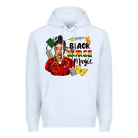 White Juneteenth black Nurse magic Premium Hoodie - FaDigitalArtStudio
