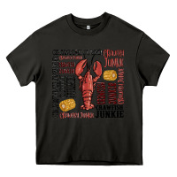 Asphalt crawfish junkie Heavy Core Tee - MaliasSmallBusiness