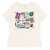 Bone teacher always learning Ladies Tee - NancyCooperArtShop