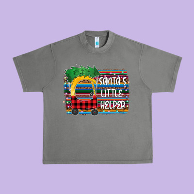 Santa Little Helper Urban Heavy Tee Designed By Bettercallsaul
