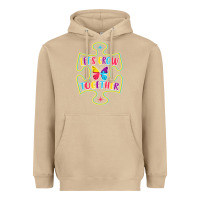 Mushroom Let s Grow Together Heavyweight Hoodie - CowhideDigitalArt