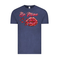 Vintage Denim be mine kiss Vintage Tee - RanaPortraitStore