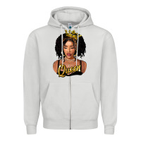 Black Queen Zipper Hoodie | Teevron