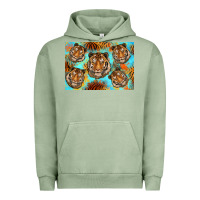 Pigment Oil Green Tiger Urban Hoodie - Artiststas