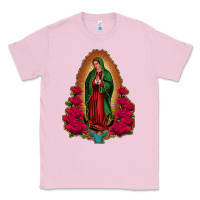 Bubblegum Pink our lady of guadalupe Classic Tee - Jasminsmagicworld