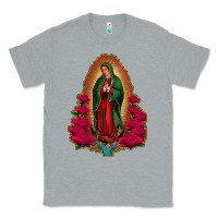 Heather Grey our lady of guadalupe Classic Tee - Jasminsmagicworld