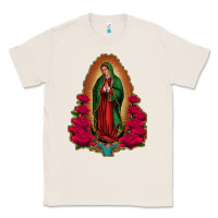 Natural our lady of guadalupe Classic Tee - Jasminsmagicworld