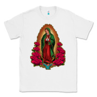White our lady of guadalupe Classic Tee - Jasminsmagicworld