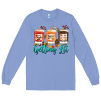 Colony Blue Candles with Fall Getting Lit Long Sleeve Tee - texasbilliewilder