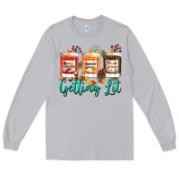 Moon Dust Candles with Fall Getting Lit Long Sleeve Tee - texasbilliewilder