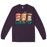 Plum Candles with Fall Getting Lit Long Sleeve Tee - texasbilliewilder