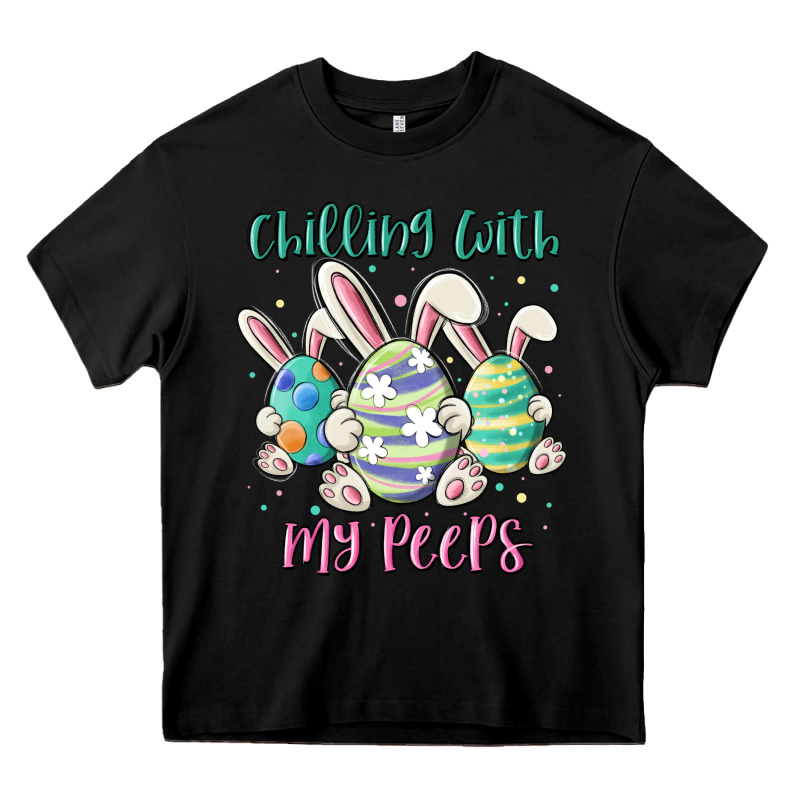 Chilling With My Peeps Heavy Core Tee by MaliasSmallBusiness | Teevron
