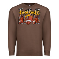 Chestnut Football Mom Premium Sweatshirt - CowhideDigitalArt